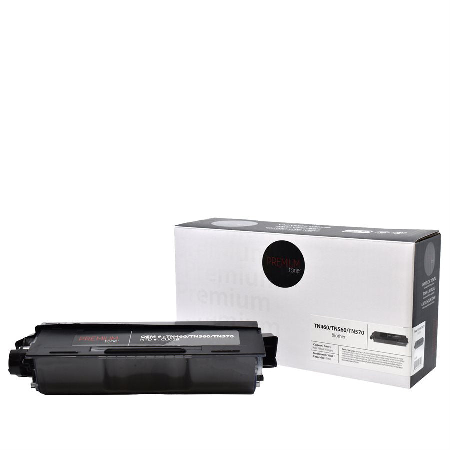 Premium Tone Toner Cartridge - Alternative for Brother TN570 / TN560 - Black - 7000 Pages - 1 Pack