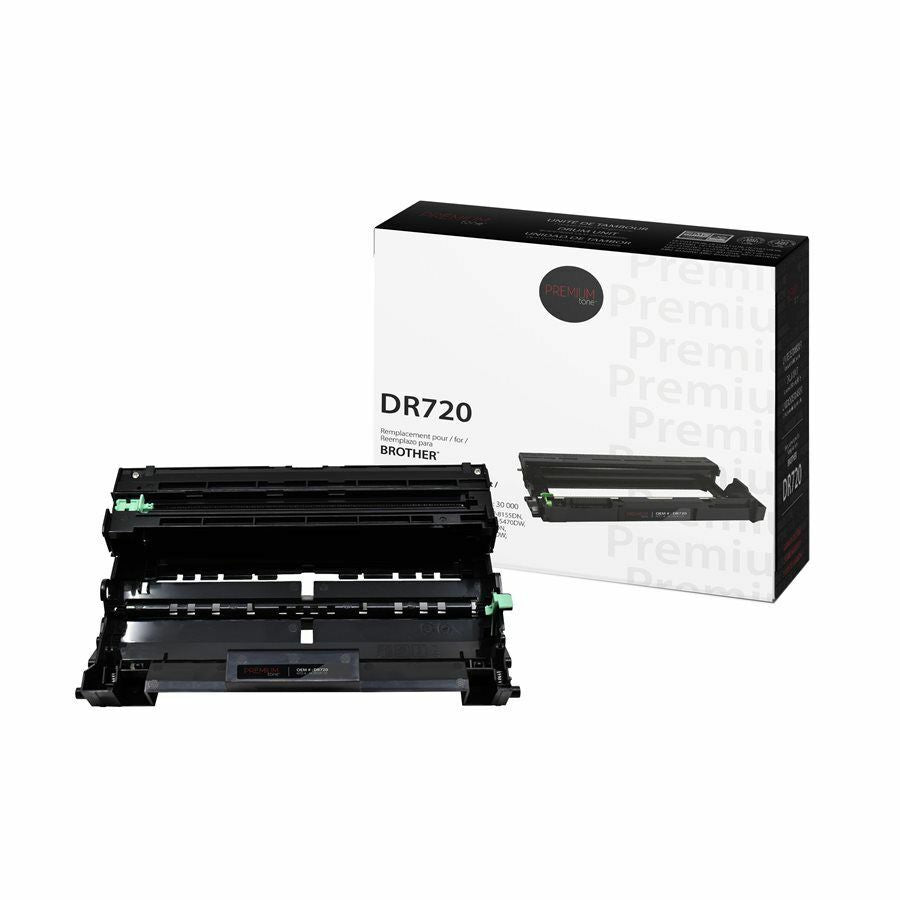 Premium Tone Drum Unit - Alternative for Brother DR720 - Black - 30000 Pages - 1 Pack