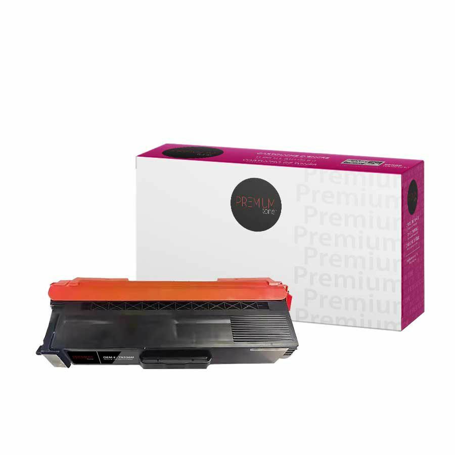 Premium Tone Toner Cartridge - Alternative for Brother TN336M - Magenta - 3500 Pages - 1 Pack