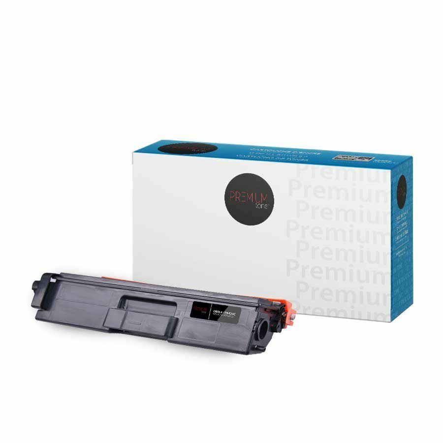 Premium Tone Toner Cartridge - Alternative for Brother TN433C - Cyan - 4000 Pages - 1 Pack