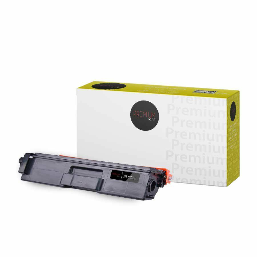 Premium Tone Toner Cartridge - Alternative for Brother TN433Y - Yellow - 4000 Pages - 1 Pack