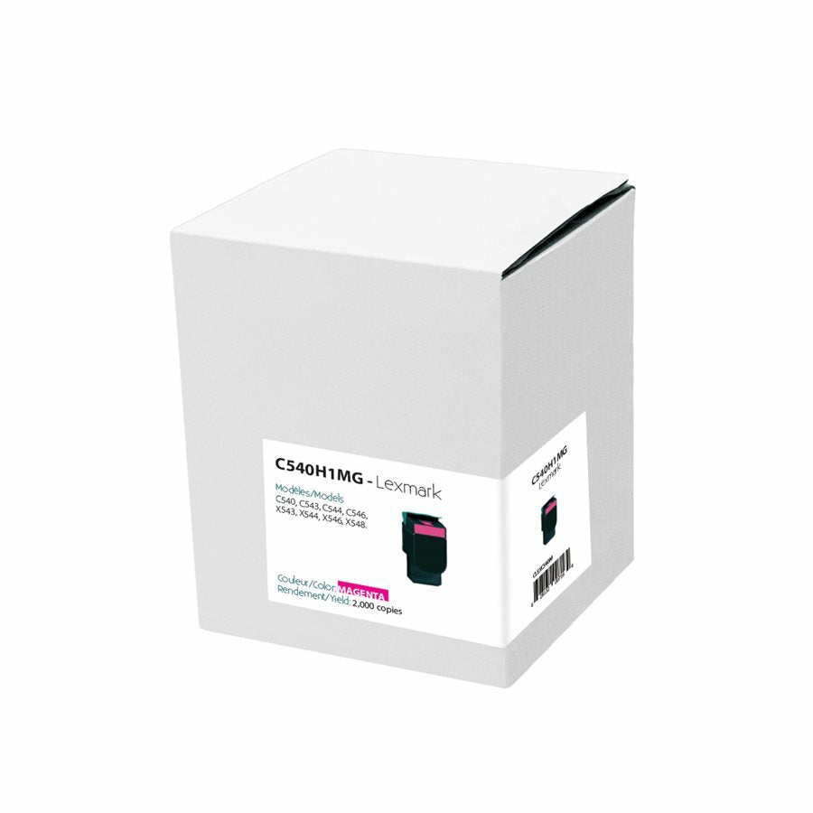 Premium Tone Toner Cartridge - Alternative for Lexmark C540H1MG - Magenta - 2000 Pages - 1 Pack