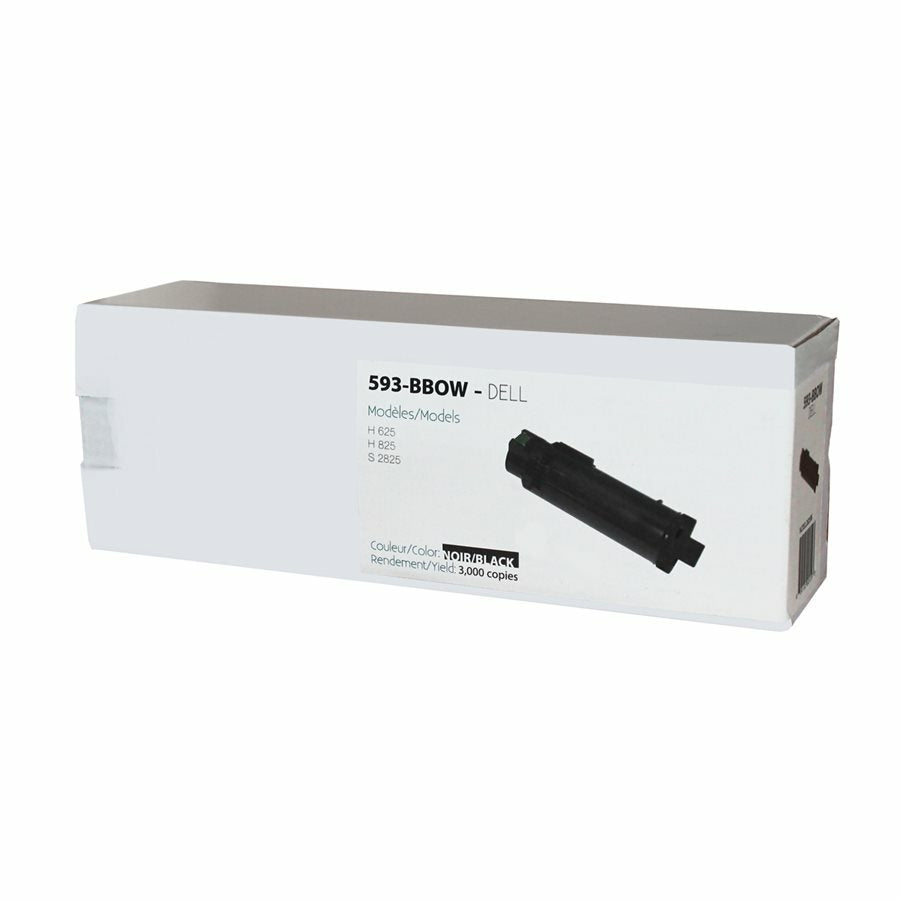 Premium Tone Toner Cartridge - Alternative for Dell 593-BBOW - Black - 1 Pack - 3000 Pages