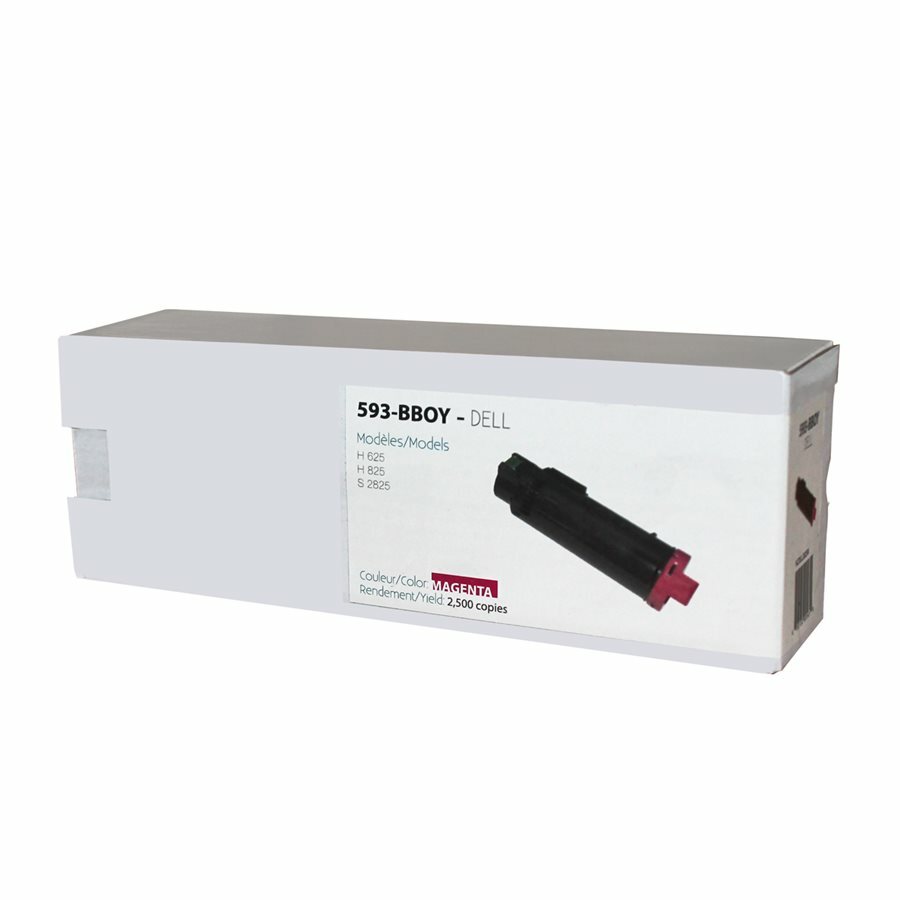 Premium Tone Toner Cartridge - Alternative for Dell 593-BBOY - Magenta - 1 Pack - 2500 Pages