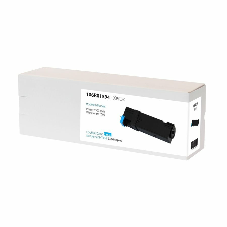 Premium Tone Toner Cartridge - Alternative for Xerox 106R01594 - Cyan - 2500 Pages - 1 Pack