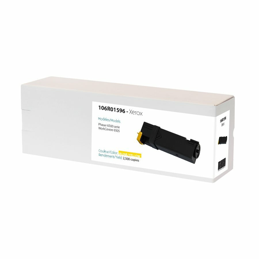 Premium Tone Toner Cartridge - Alternative for Xerox 106R01596 / 106R1596 - Yellow - 2500 Pages - 1 Pack