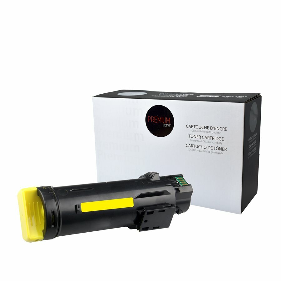 Premium Tone Toner Cartridge - Alternative for Xerox 106R03479 / 106R3479 - Yellow - 2400 Pages - 1 Pack