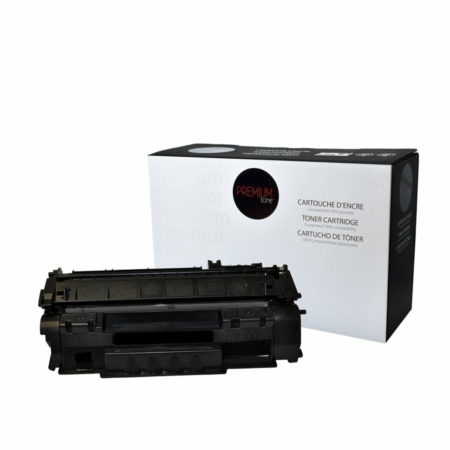 Premium Tone Toner Cartridge - Alternative for Hewlett Packard Q7553A / 53A - Black - 3000 Pages - 1 Pack