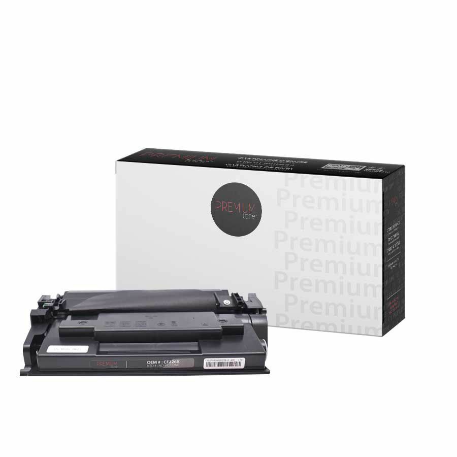 Premium Tone Toner Cartridge - Alternative for Hewlett Packard CF226X / 26X - Black - 9000 Pages - 1 Pack