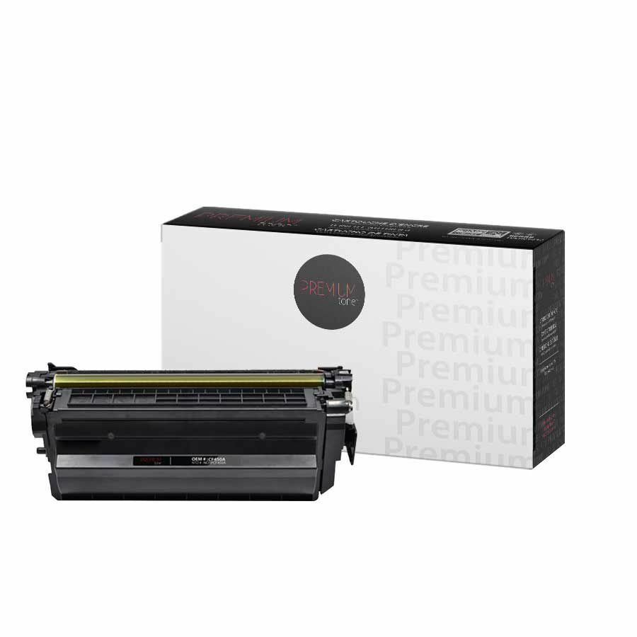 Premium Tone Toner Cartridge - Alternative for Hewlett Packard CF450A / 655A - Black - 12500 Pages - 1 Pack