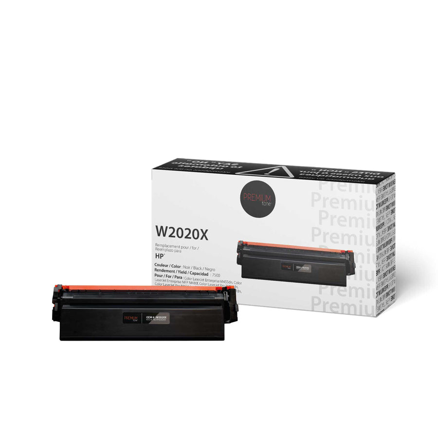 Premium Tone Toner Cartridge - Alternative for Hewlett Packard W2020X / 414X - Black - 7500 Pages - 1 Pack