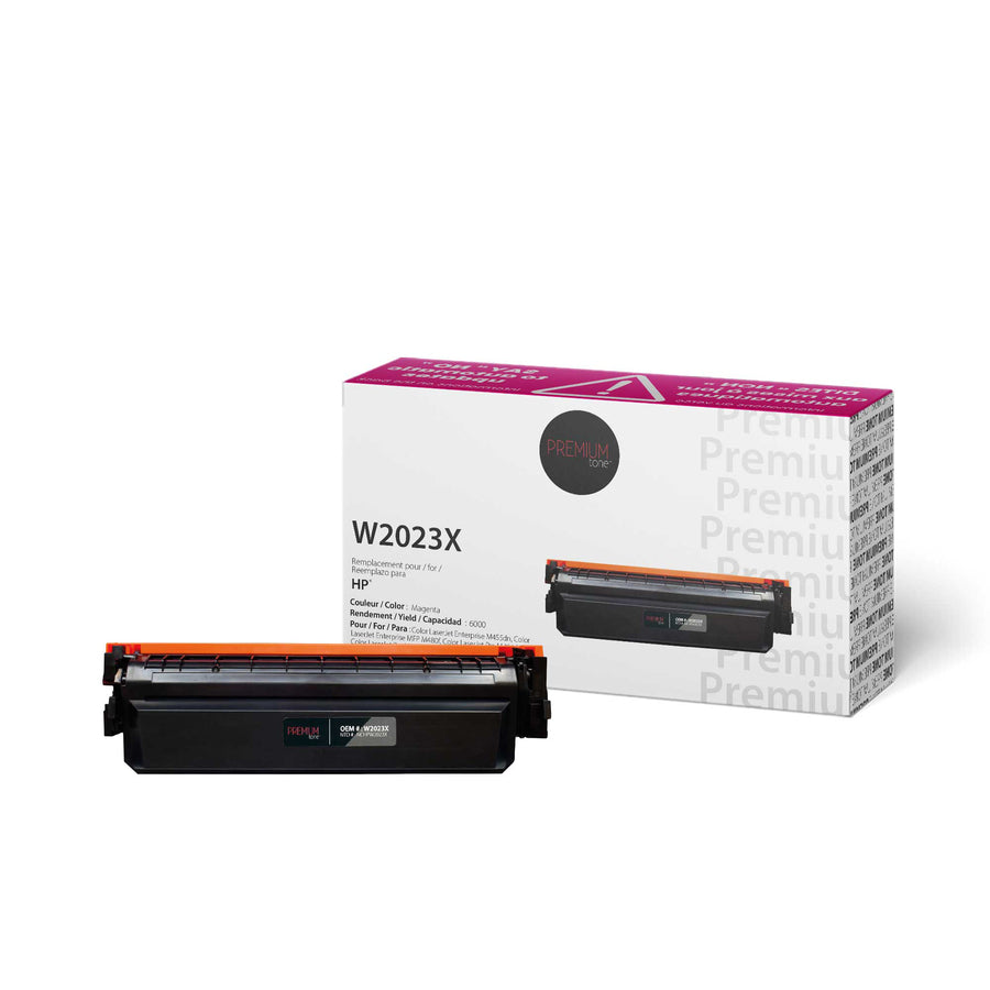 Premium Tone Toner Cartridge - Alternative for Hewlett Packard 414X / W2023X - Magenta - 6000 Pages - 1 Pack