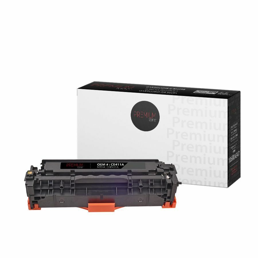 Premium Tone Toner Cartridge - Alternative for Hewlett Packard CE411A / 305A - Cyan - 2600 Pages - 1 Pack