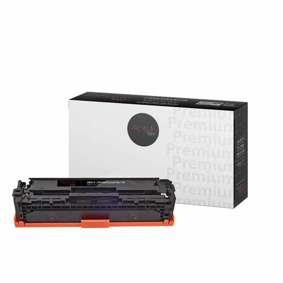 Premium Tone Toner Cartridge - Alternative for Canon no.116 / Hewlett Packard CB540A - Black - 2200 Pages - 1 Pack