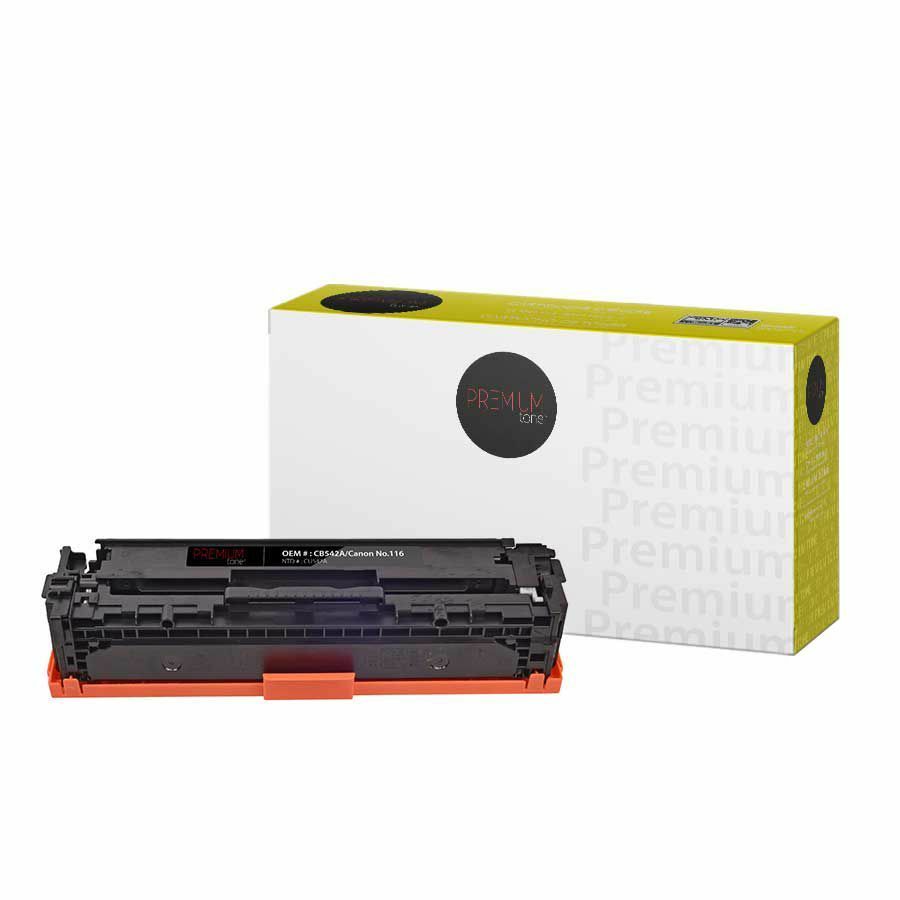 Premium Tone Toner Cartridge - Alternative for Canon No.116 / Hewlett Packard CB542A - Yellow - 1400 Pages - 1 Pack