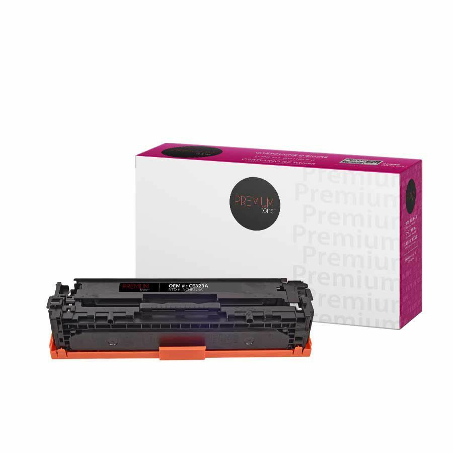 Premium Tone Toner Cartridge - Alternative for Hewlett Packard CE323A / 128A - Magenta - 1300 Pages - 1 Pack