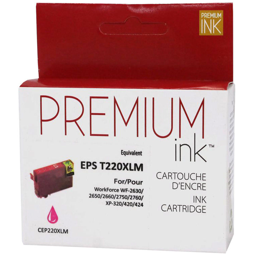 Premium Ink Ink Cartridge - Alternative for Epson T220XL320 - Magenta - 450 Pages - 1 Pack