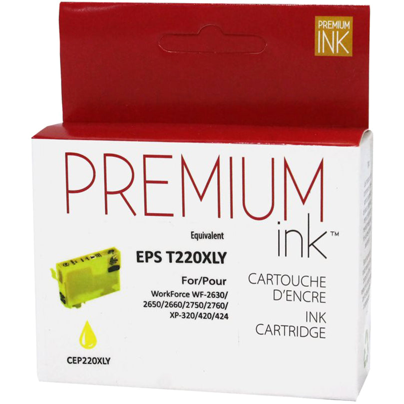 Premium Ink Ink Cartridge - Alternative for Epson T220XL420 - Yellow - 450 Pages - 1 Pack