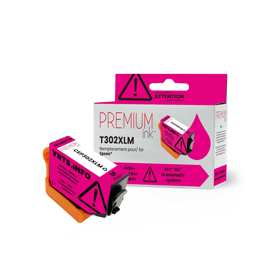 Premium Ink Ink Cartridge - Alternative for Epson T302XL320 - Magenta - 650 Pages - 1 Pack