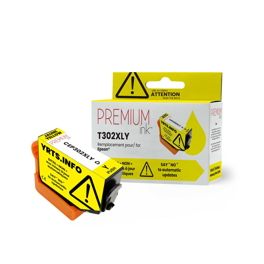 Premium Ink Ink Cartridge - Alternative for Epson T302XL420 - Yellow - 650 Pages - 1 Pack