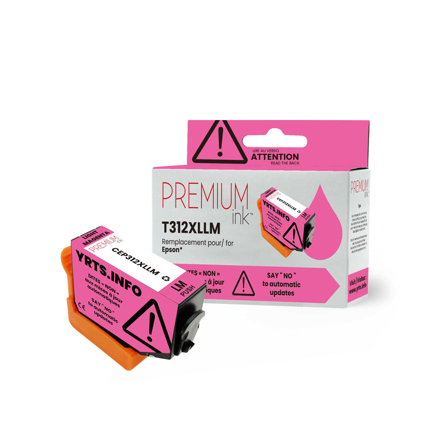 Premium Ink Ink Cartridge - Alternative for Epson T312XL620 - Light Magenta - 830 Pages - 1 Pack