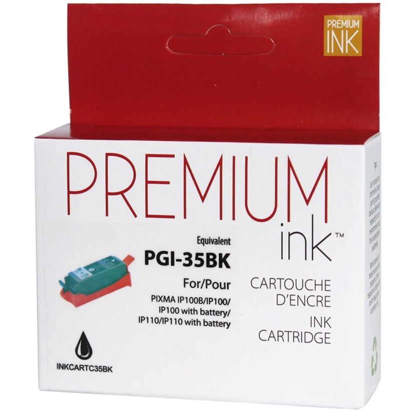 Premium Ink Ink Cartridge - Alternative for Canon PGI-35 - Black - 191 Pages - 1 Pack