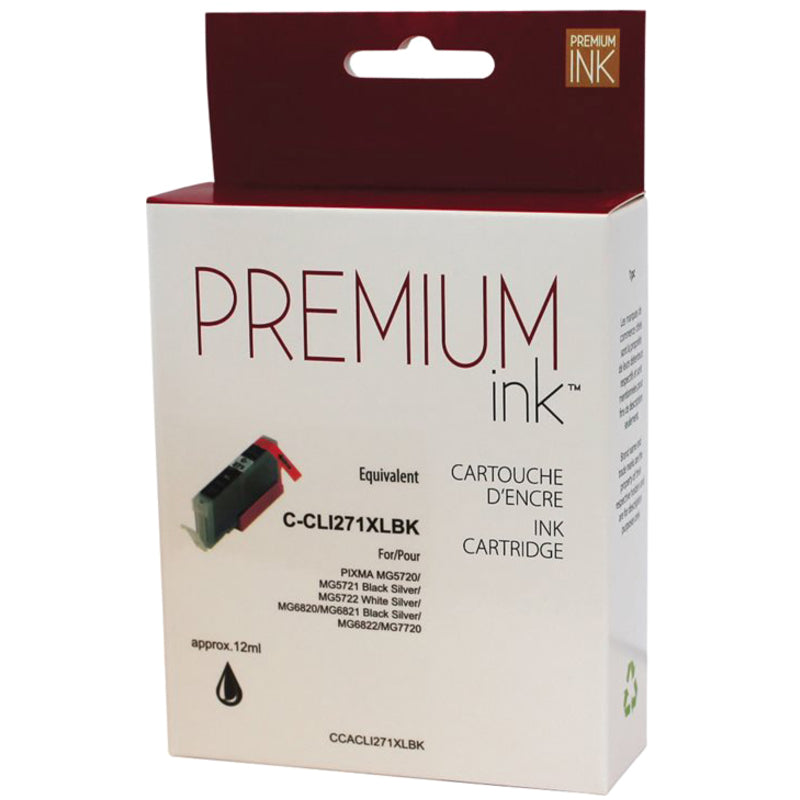 Premium Ink Ink Cartridge - Alternative for Canon CLI-271XLC - Black - 4425 Pages - 1 Pack