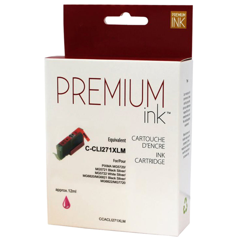 Premium Ink Ink Cartridge - Alternative for Canon CLI-271XLM - Magenta - 680 Pages - 1 Pack