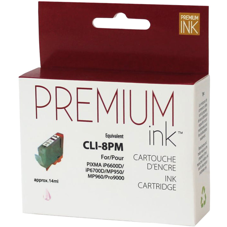 Premium Ink Ink Cartridge - Alternative for Canon CLI-8PM - Photo Magenta - 280 Pages - 1 Pack