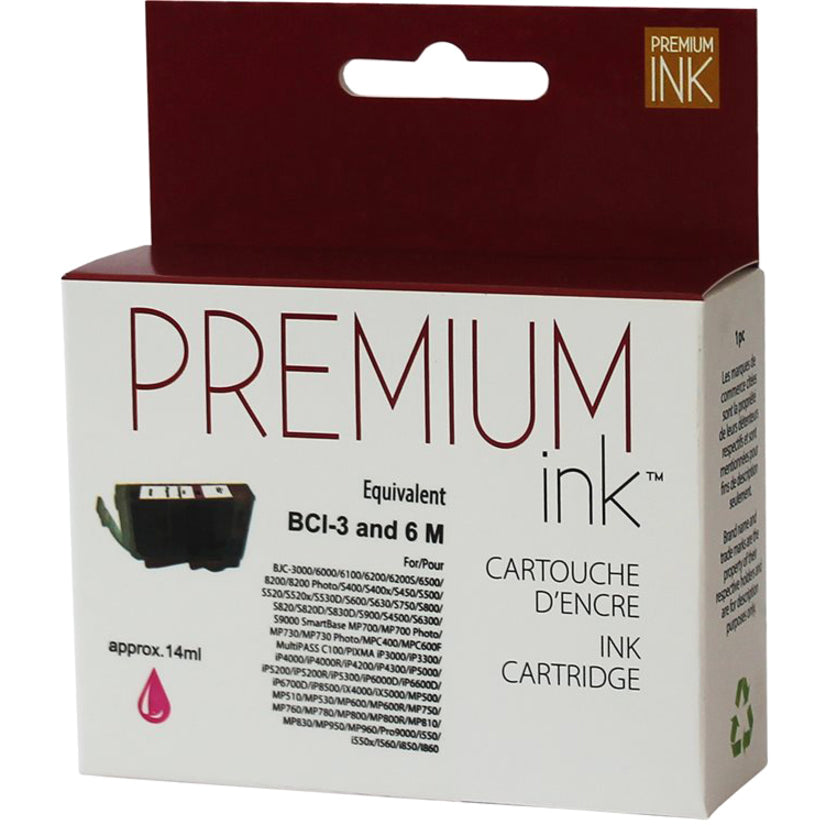 Premium Ink Ink Cartridge - Alternative for Canon BCI-3EM - Magenta - 420 Pages - 1 Pack