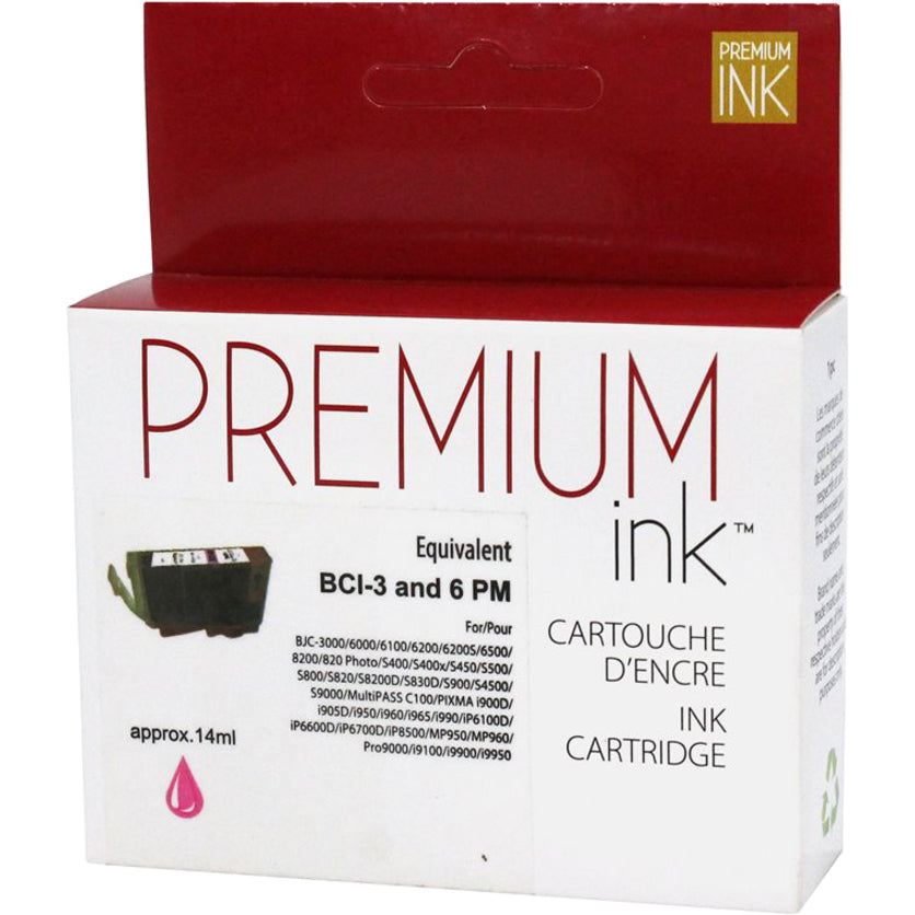 Premium Ink Ink Cartridge - Alternative for Canon BCI-3EPM - Photo Magenta - 420 Pages - 1 Pack