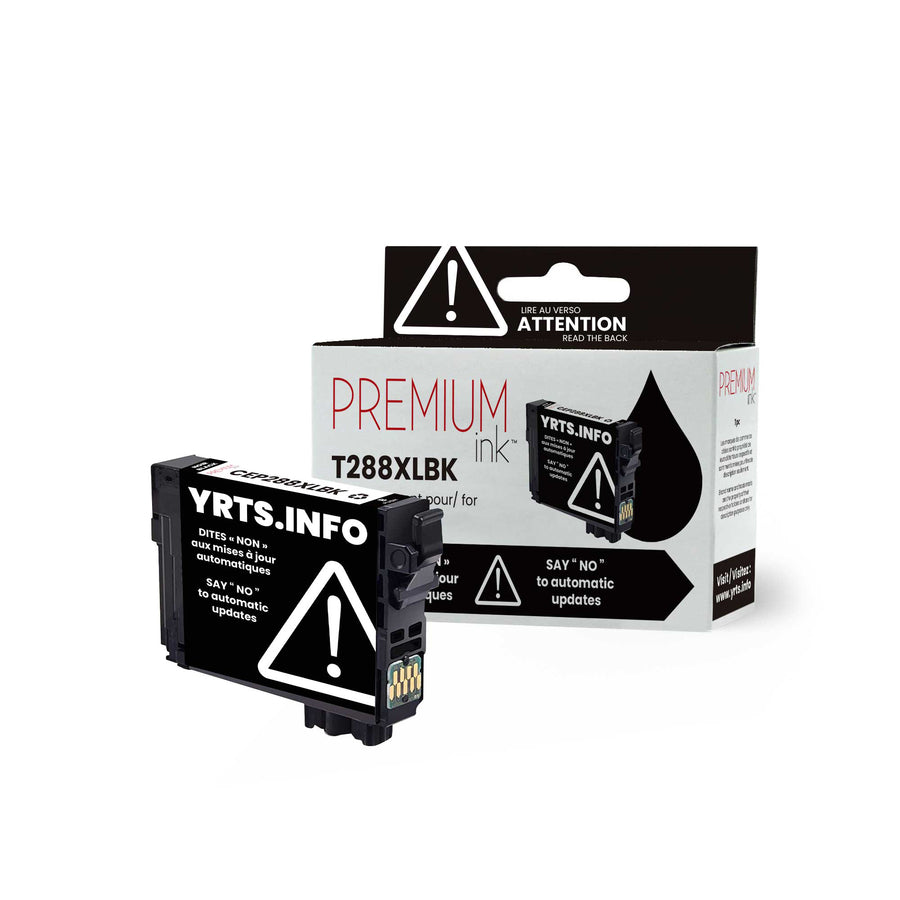 Premium Ink Ink Cartridge - Alternative for Epson T288XL120 - Black - 500 Pages - 1 Pack