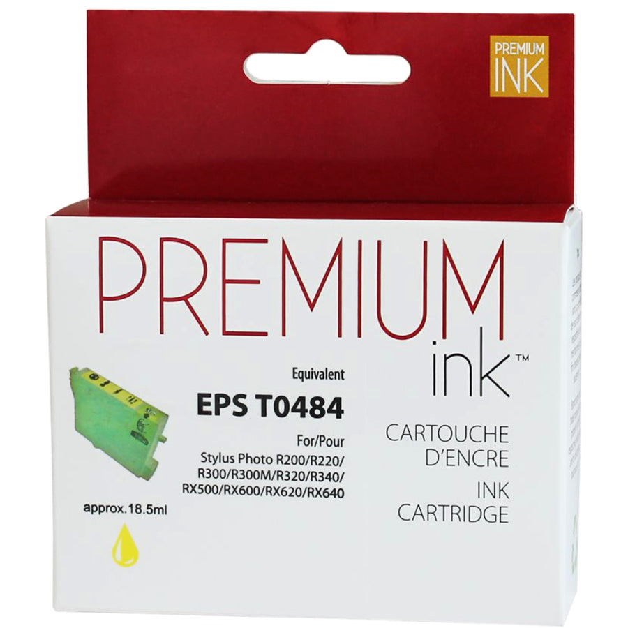 Premium Ink Ink Cartridge - Alternative for Epson T048420 - Yellow - 400 Pages - 1 Pack