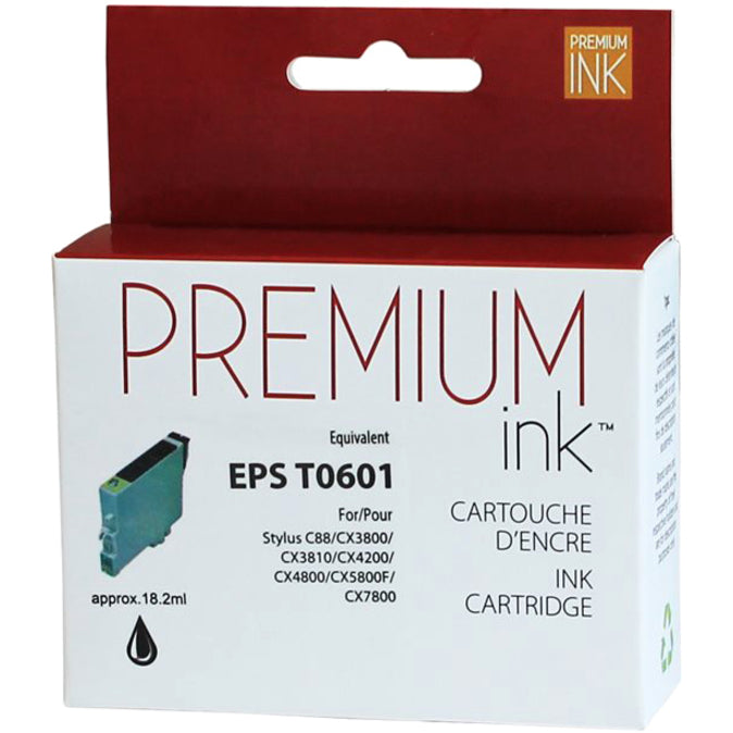 Premium Ink Ink Cartridge - Alternative for Epson T060120 - Black - 450 Pages - 1 Pack