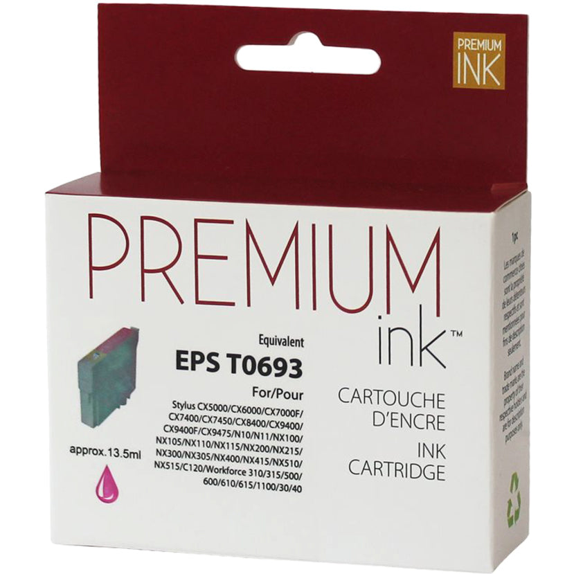 Premium Ink Ink Cartridge - Alternative for Epson T069320 - Magenta - 350 Pages - 1 Pack