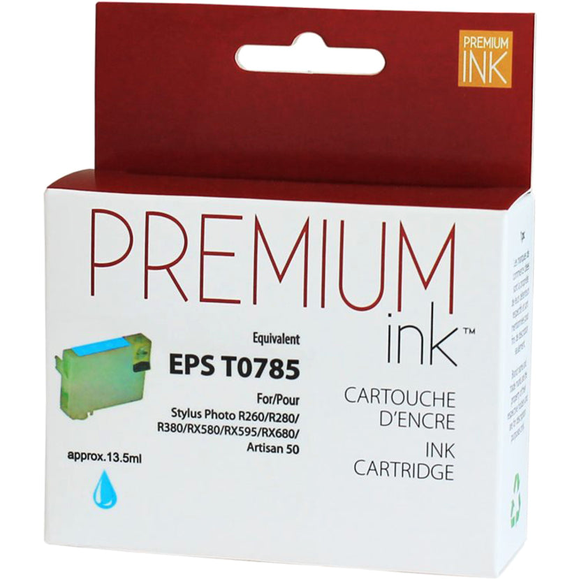 Premium Ink Ink Cartridge - Alternative for Epson T078520 - Light Cyan - 525 Pages - 1 Pack