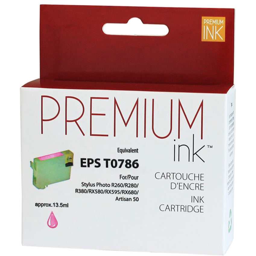 Premium Ink Ink Cartridge - Alternative for Epson T078620 - Light Magenta - 525 Pages - 1 Pack