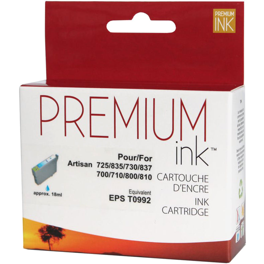 Premium Ink Ink Cartridge - Alternative for Epson T099220 - Cyan - 535 Pages - 1 Pack