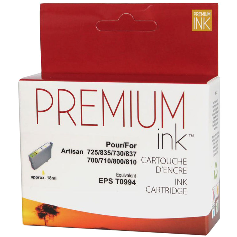 Premium Ink Ink Cartridge - Alternative for Epson T099420 - Yellow - 535 Pages - 1 Pack