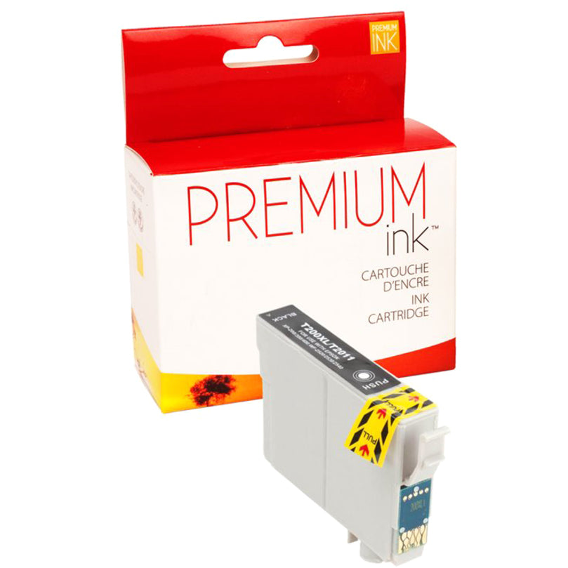 Premium Ink Ink Cartridge - Alternative for Epson T200XL120 - Black - 500 Pages - 1 Pack