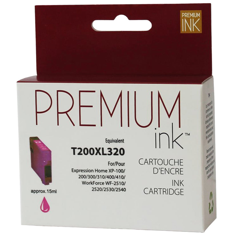 Premium Ink Ink Cartridge - Alternative for Epson T200XL320 - Magenta - 500 Pages - 1 Pack