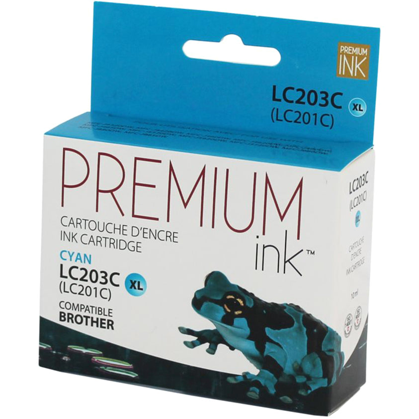 Premium Ink Ink Cartridge - Alternative for Brother LC203CS - Cyan - 550 Pages - 1 Pack