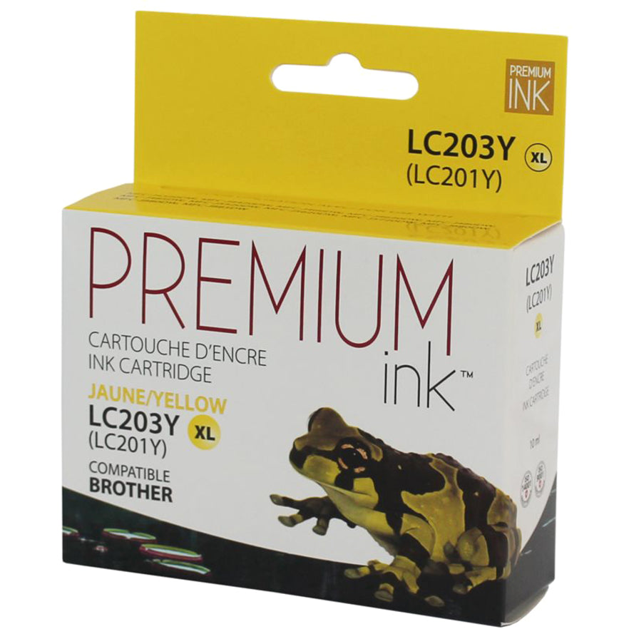 Premium Ink Ink Cartridge - Alternative for Brother LC203YS - Yellow - 550 Pages - 1 Pack