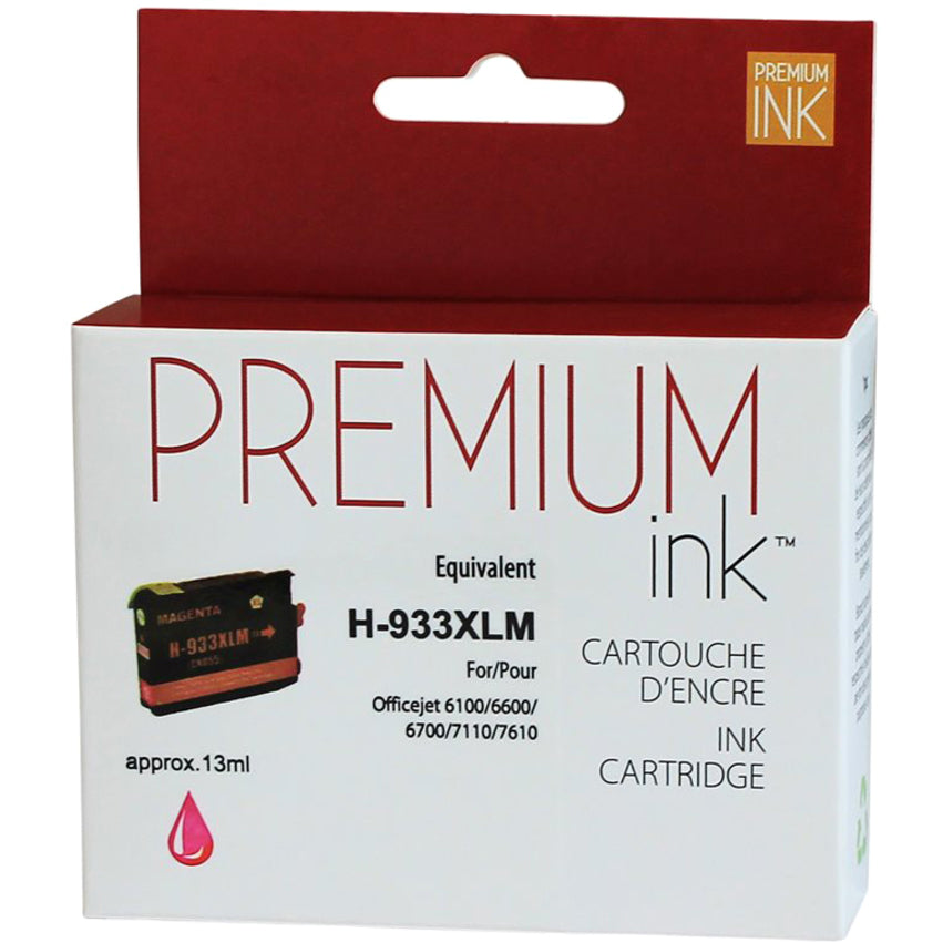 Premium Ink Ink Cartridge - Alternative for Hewlett Packard CN055AN / 933XL - Magenta - 825 Pages - 1 Pack