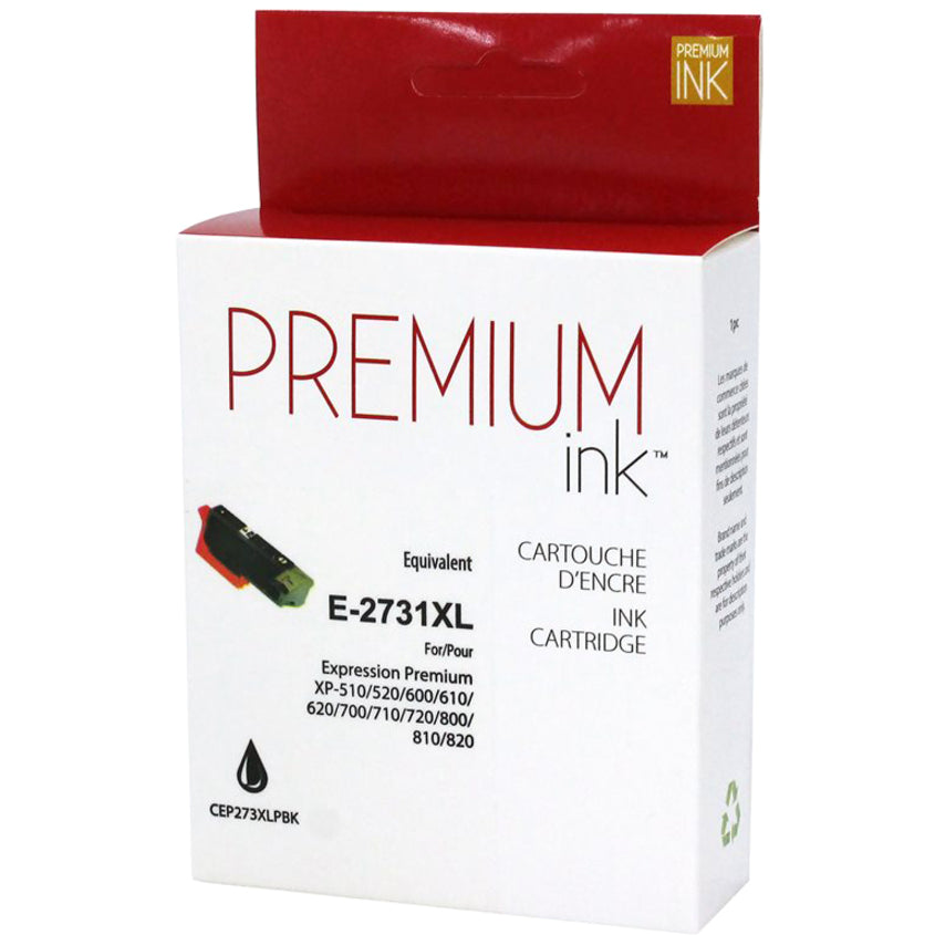 Premium Ink Ink Cartridge - Alternative for Epson T273XL120 / 273XL - Photo Black - 400 Pages - 1 Pack