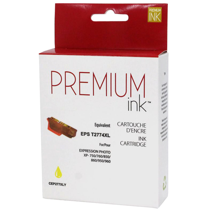 Premium Ink Ink Cartridge - Alternative for Epson T277XL420 - Yellow - 740 Pages - 1 Pack