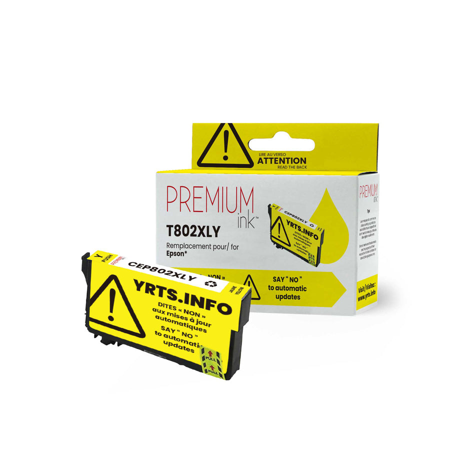 Premium Ink Ink Cartridge - Alternative for Epson T802XL420 - Yellow - 1900 Pages - 1 Pack