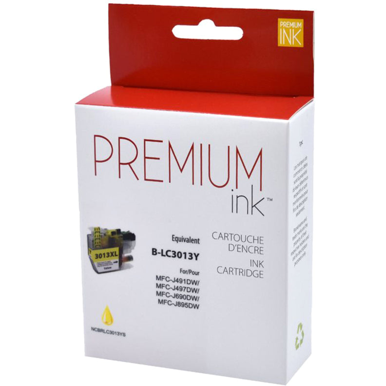 Premium Ink Ink Cartridge - Alternative for Brother LC3013YS - Pigment Yellow - 400 Pages - 1 Pack