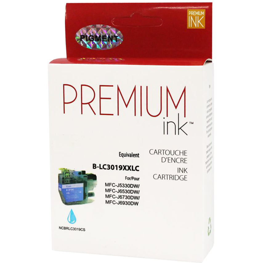 Premium Ink Ink Cartridge - Alternative for Brother LC3019CS - Pigment Cyan - 1500 Pages - 1 Pack