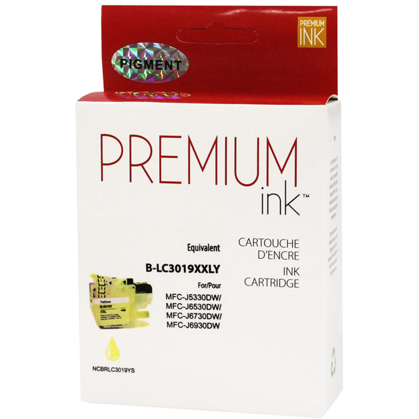 Premium Ink Ink Cartridge - Alternative for Brother LC3019YS - Pigment Yellow - 1500 Pages - 1 Pack